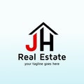 Logo Design for REAL ESTATE Home Selling Team letter JH