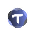 T Letter Logo Royalty Free Stock Photo