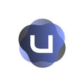U Letter Logo Royalty Free Stock Photo