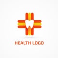 Logo design stomatology vector template.