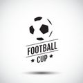 logo Design, symbolic, Flat Design, Graphic Illustration, Football, Soccer, Vector Illustration.