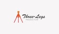 Logo Design three-Legs Royalty Free Stock Photo