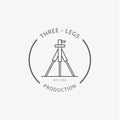 Logo Design three-Legs