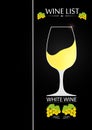 Logo design for wine list of a restaurant or bar