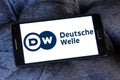 Deutsche Welle broadcaster logo Royalty Free Stock Photo