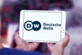 Deutsche Welle broadcaster logo Royalty Free Stock Photo
