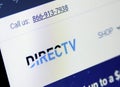 DIRECTV broadcast satellite service logo Royalty Free Stock Photo
