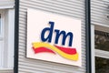 Logo of dm-drogerie markt. dm-drogerie markt is a chain of retail stores headquartered in Karlsruhe