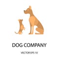 Logo with a dogs