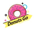 Logo with donut. dynamic logo
