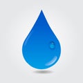 Logo drop of water vector Royalty Free Stock Photo