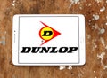 Dunlop Tyres brand logo Royalty Free Stock Photo