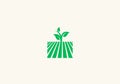 Logo Ecology Leaf And Gardening, Nature Logo Green