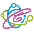 Logo element health, bio