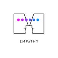 Logo of empathy, emotional intelligence