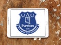 Everton soccer club logo Royalty Free Stock Photo