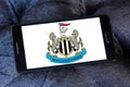 Newcastle United soccer club logo Royalty Free Stock Photo