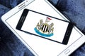 Newcastle United soccer club logo Royalty Free Stock Photo