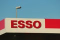 Logo of Esso petrol station in NIeuwerkerk aan den ijssel in the Netherlands.
