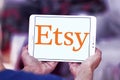 Etsy e-commerce website logo Royalty Free Stock Photo