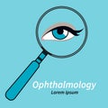 Logo eye microsurgery Royalty Free Stock Photo