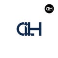 Letter CLH Monogram Logo Design Royalty Free Stock Photo