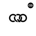 Letter CQO Monogram Logo Design Royalty Free Stock Photo