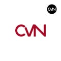 Letter CVN Monogram Logo Design Royalty Free Stock Photo