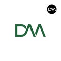 Letter DAA Monogram Logo Design Royalty Free Stock Photo