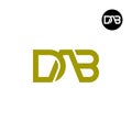 Letter DAB Monogram Logo Design Royalty Free Stock Photo