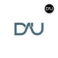 Letter DAU Monogram Logo Design