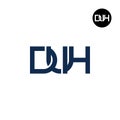 Letter DUH Monogram Logo Design