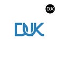 Letter DUK Monogram Logo Design