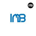 Letter IMB Monogram Logo Design Royalty Free Stock Photo