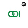 Letter ODI Monogram Logo Design Royalty Free Stock Photo