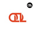 Letter ODL Monogram Logo Design Royalty Free Stock Photo