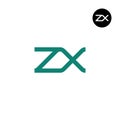 Letter ZX Monogram Logo Design