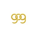 Linked Letters GOG monogram logo design