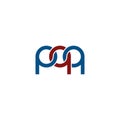 Linked Letters PQQ monogram logo design