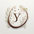 Zen-inspired Y Logo With Plant Vines