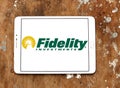 Fidelity Investments company logo Royalty Free Stock Photo