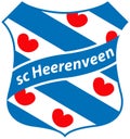 The logo of the football club `Heerenveen`. Netherlands