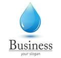 Logo fresh water drop