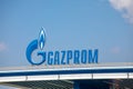 Logo on Gazprom Neft Gas station in Belgrade, Serbia