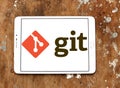 Git software logo Royalty Free Stock Photo