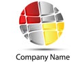 Logo Global Royalty Free Stock Photo