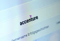 Accenture logo Royalty Free Stock Photo