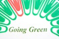 Logo; going green. Royalty Free Stock Photo