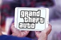 Grand Theft Auto , GTA, game logo Royalty Free Stock Photo