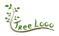 Logo green tree.